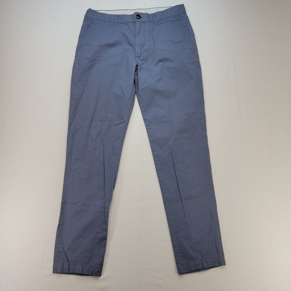 Club Monaco Chinos Mens 31x32 Blue Connor Modern Slim Fit 100% Cotton Pants